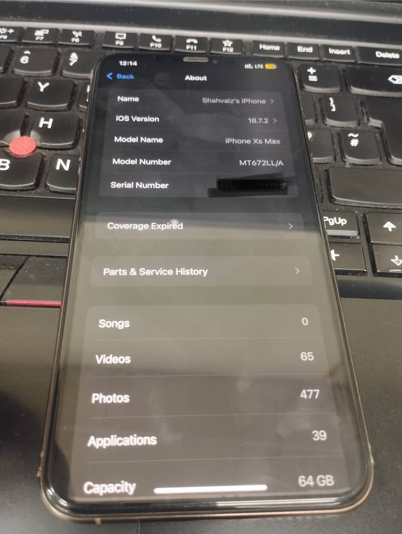 iPhone XS Max 13