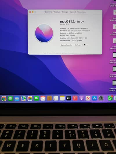 Macbook pro 2015 mid 16/512