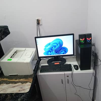 HP ProDesk 600 G3 MT i5 6th Gen PC Set with Monitor & Wifi Printer