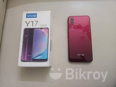 Vivo Y17 8/256 with box cable face finger ok
