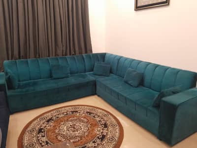 L shaped 7 seater corner sofa
