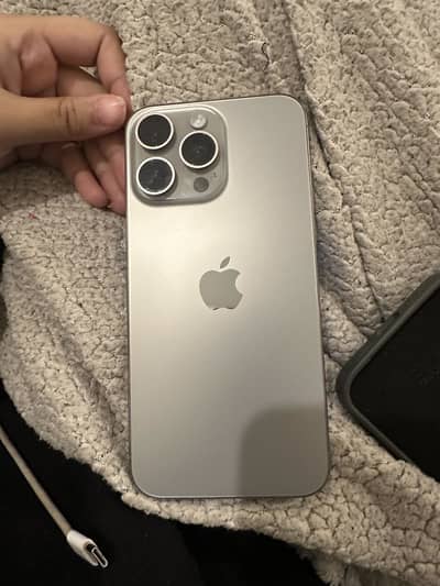 Iphone 15 pro max PTA approved 256gb with Box