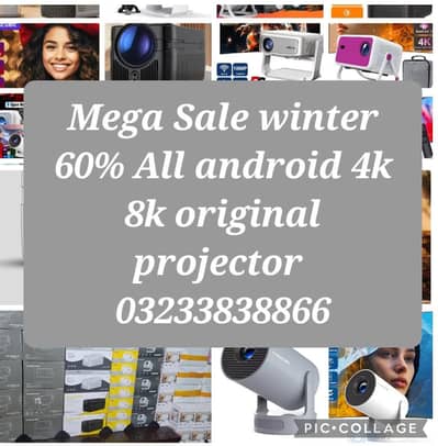 Multimedia full hd smart  android mini 4k 8k projector office home