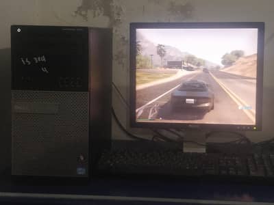 Core I7 3rd Gen | 8 GB Ram | 500 HDD | 1 GB GPU | LCD & Keyboard