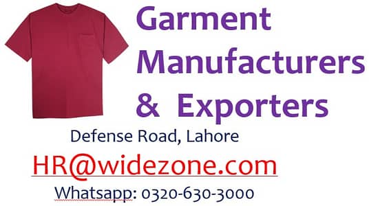 Garments Sales Person