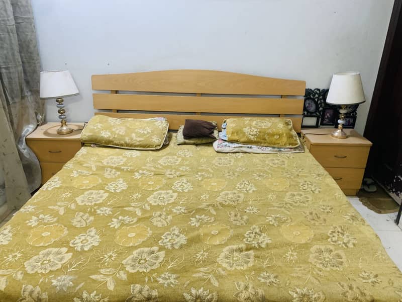 King size bed set 0