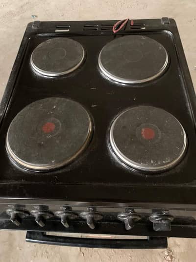 electric oven and cooking range