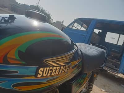 SUPER POWER 70CC 2021/03/29 GENUINE CONDITION GENUINE ENGINE KARACHI