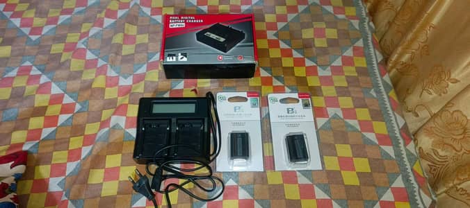 Sony A6400 charger & 2 battery new