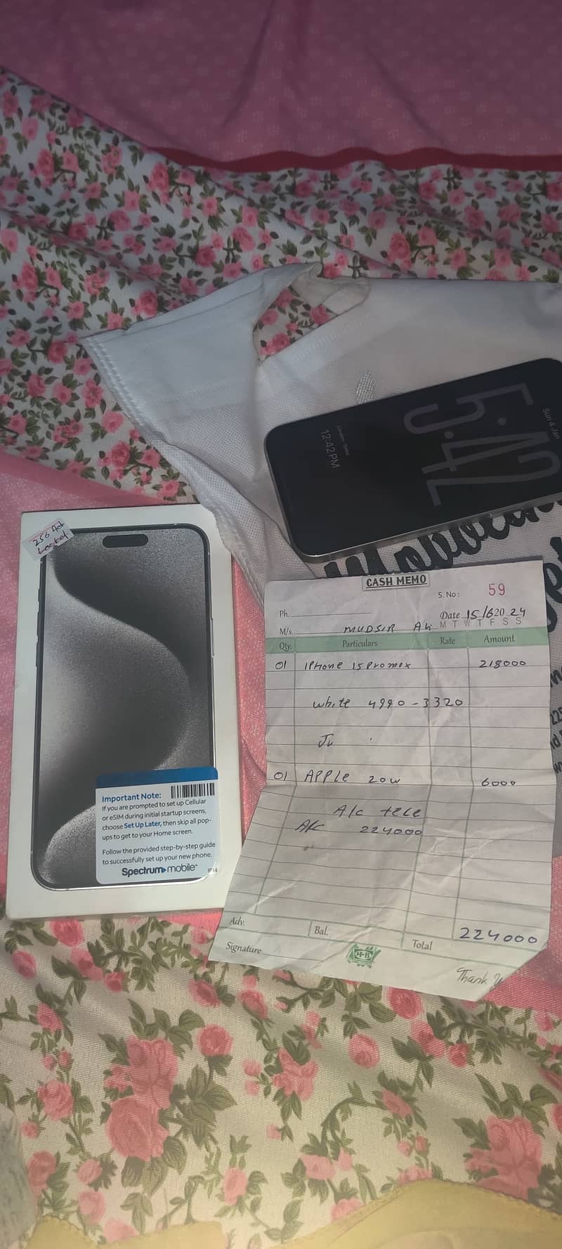 15 pro max 256gb 10/10 1