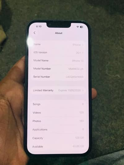 gb 128 jv mobile  da iphone 13 da