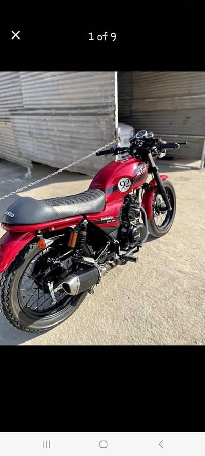 INFINITY CAFE RACER BIKE  MODEL 2024 10/10 CONDITION URGENT FOR SALE