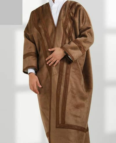 Farwa Fur Bisht Arab Cloak men's winter coats jackets
