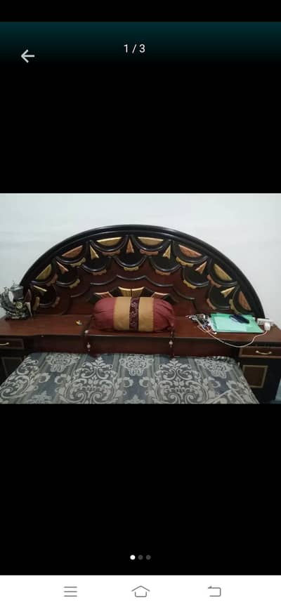 Double Bed With Mattress with singhar maiz