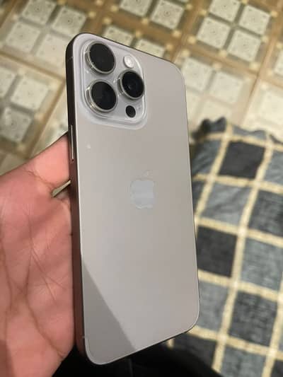 15 pro max non-PTA 256gb Natural titanium