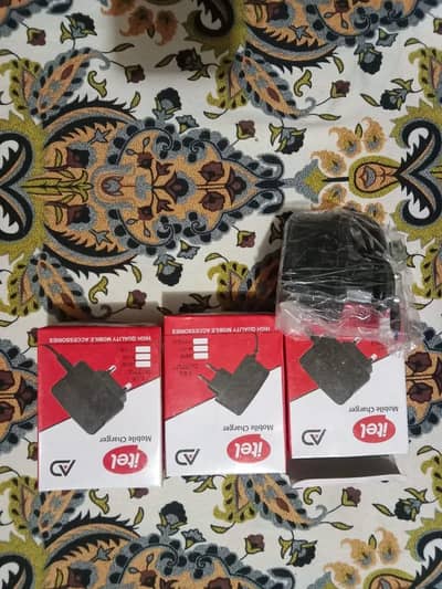 Itel mobile charger 3pice