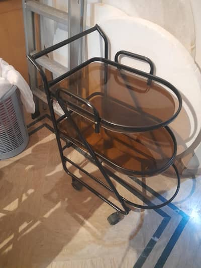 4 Household items ( Bunker Bed+Trolley+Storage Drawers+Single Bed)