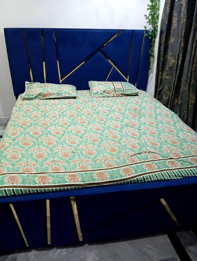 Bed with Two Side Tables