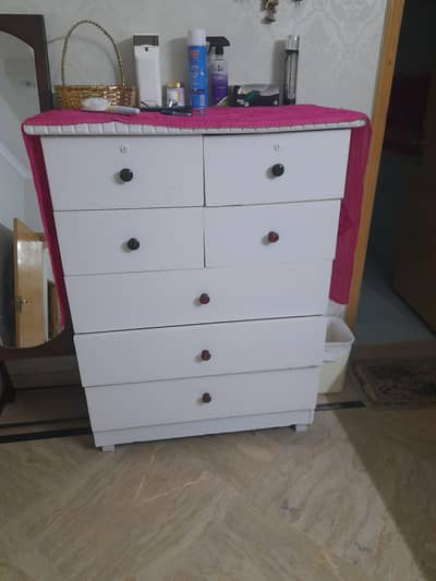 Storage Drawer+Trolley+Dining Table+Single Bed+Bunker Bed