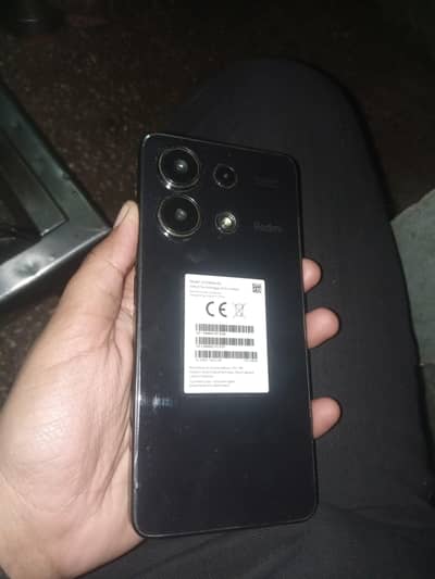 Redmi not 13 8/256 with only chrger