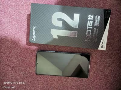 Sparx Note 12 128gb nd 8gb