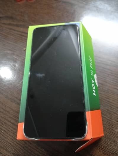 Infinix hot 10 play with box and charger