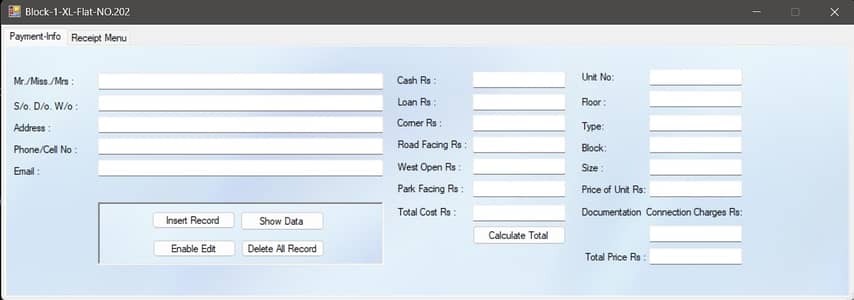 Software for REAL ESTATE AGENCY and BUILDERS. Easy to use. NEGOTIABLE