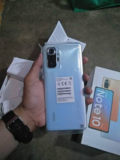 redmi Note 10 pro 8GB RAM 128 GB ROM WhatsApp number 0326/034/8541