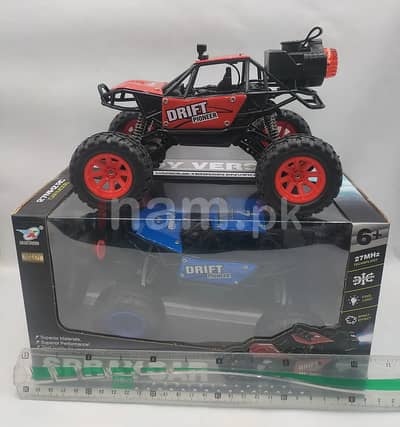 Rechargeable Remote Control Alloy Metal Rock Crawler Smoke Lights Car