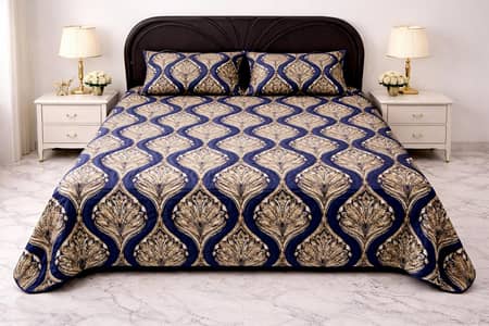 Navy blue and Gold Design