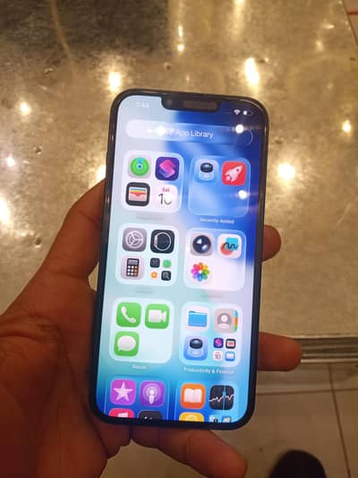 iphone 13 blue  jv sim time 4 month