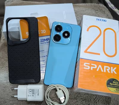 tacno sprak 20 16/256GB RAM ROM 5000mh battery with box