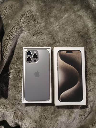 iphone 15 pro max 256gb jv 85% battery health complete box