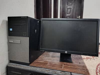 Dell Core i5 2nd Generation pc and monitor