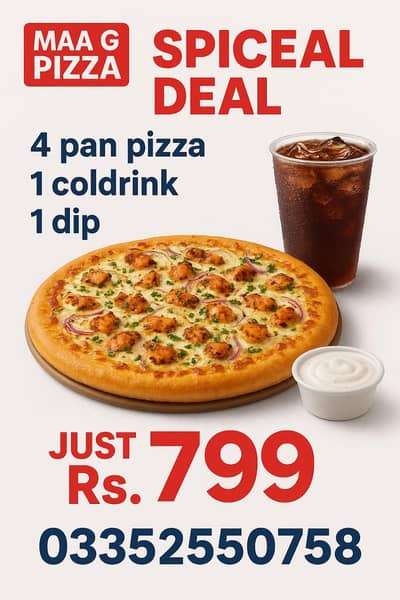 Pizza shop k liye liaquatabad me