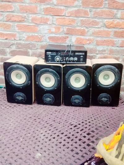 BT Speakers with Amplifier