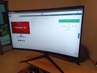 ViewSonic VX2718-2KPC-MHD - 27" 165Hz WQHD Curved Gaming Monitor