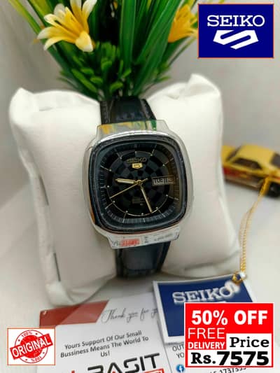 Seiko 5 Citizen Orient Automatic Pre-Owned watch Japan 03161737353