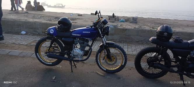 honda cg125 scrambler custom built