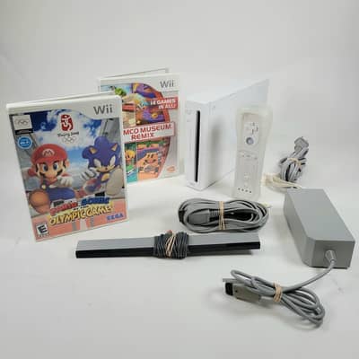 Wii games with cds remote and all accessories