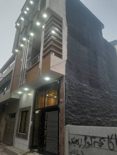 3 Marla half triple Stroy Brand Furnished House For Sale 21 Feet Front