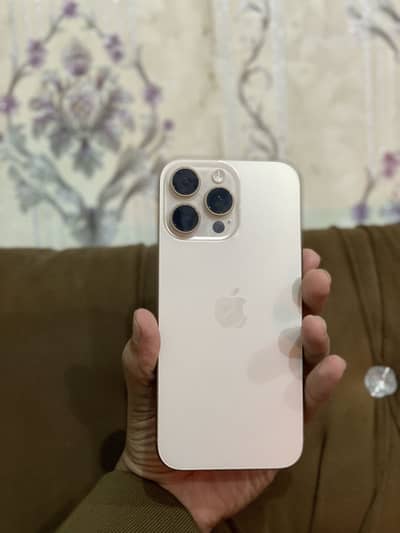 iPhone 16 pro max 256 gb jv with box 10/10 condition desert colour