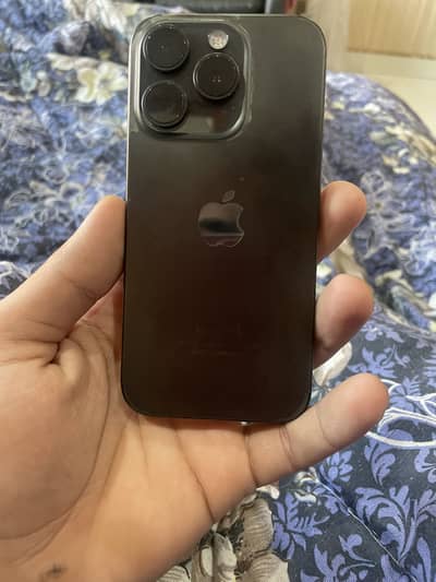 Iphone 15 pro Black PTA approved 256 GB 89 BH