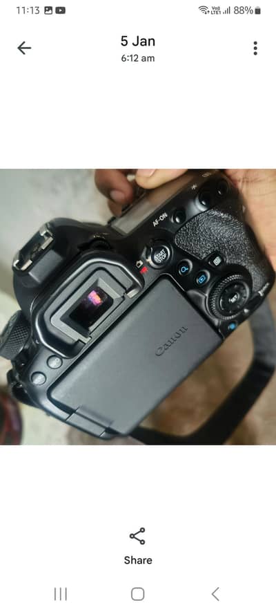 canon 6d mark ii in 9/10 condition 03222262233