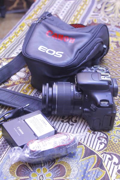 Canon 600d with 18/55mm lens