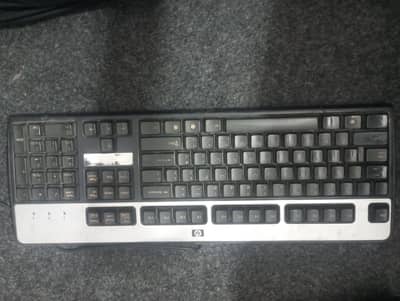 HP KB-0316 Wired USB Multimedia Keyboard - Durable Build