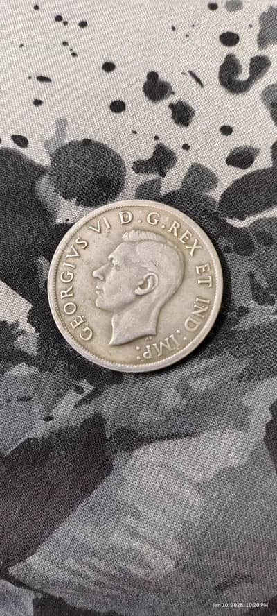 CANADIAN ONE DOLLAR | GEORGIVS VI 1945 | CANADA COIN