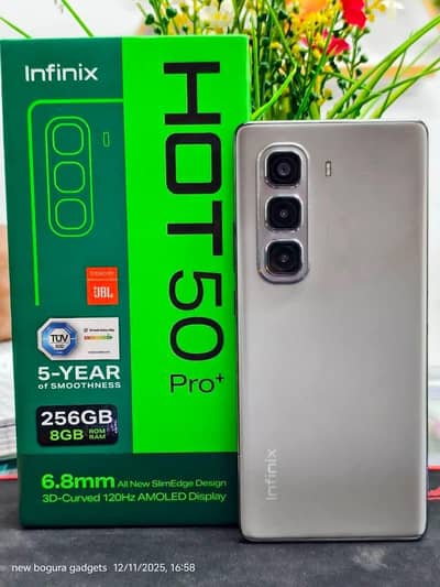 Infinix hot 50 pro 12/256 10 months warranty urgent sale  wtp no