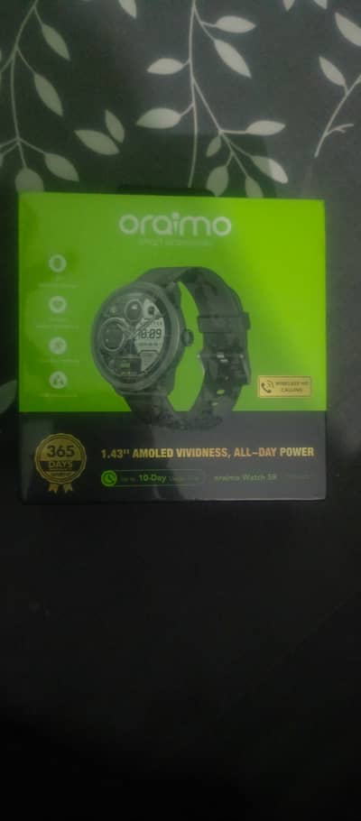 oraimo Watch 5R 1.43'' Amoled IP68 Smart Watch