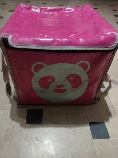 food panda bag with free food panda shirt